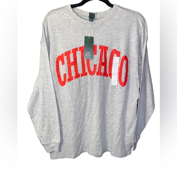 Wild Fable Unisex Adult Long Sleeve Oversized T-Shirt - - Picture 2 of 6